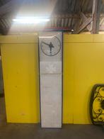 Reclamezuil met verlichting en klok - 61x260cm, Ophalen of Verzenden