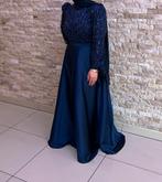 Avondjurk/hijabjurk, Galajurk, Blauw, Maat 42/44 (L), Ophalen of Verzenden