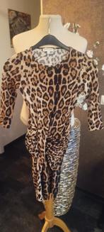 Mooi tijgerjurkje van Reinders maat XS met driekwart mouw, Ophalen, Zo goed als nieuw, Maat 34 (XS) of kleiner, Boven de knie