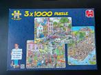 Jan van Haasteren 3x1000 Puzzel, Ophalen, 500 t/m 1500 stukjes, Zo goed als nieuw, Legpuzzel