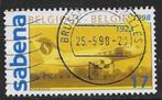 België 1998  SABENA Vliegtuig   2805, Verzenden, Gestempeld, Luchtvaart