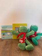 Kikker handpop kikker knuffel en kikker voorleesboek, Ophalen of Verzenden, Zo goed als nieuw, Jongen of Meisje