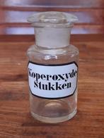 Apothekers Fles Koperoxide., Ophalen of Verzenden