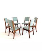 6x Vintage Deense eetkamerstoelen, Skovby Møbelfabrik ‘70, Huis en Inrichting, Stoelen, Hout, Ophalen of Verzenden, Zo goed als nieuw