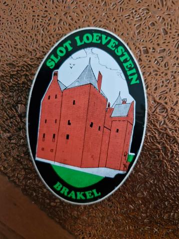 2420 Sticker Slot Loevestein Brakel beschikbaar voor biedingen