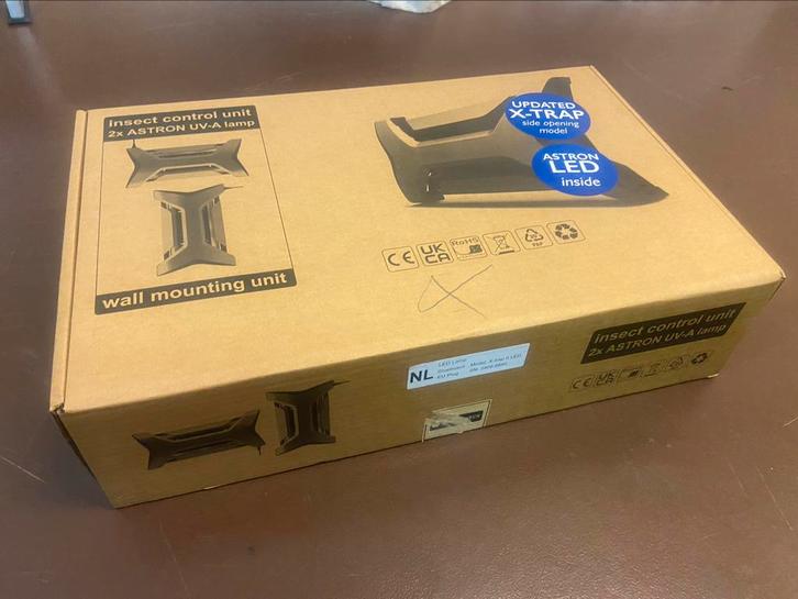 Astron UV-A X-Trap LED insectenlamp vliegenvanger z.g.a.n., Tuin en Terras, Bestrijdingsmiddelen, Nieuw, Ongediertebestrijding