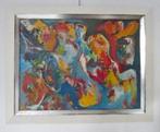 FINN PEDERSEN 1944-2014 ===doek 60 x 80 cm===uit 1977, Antiek en Kunst, Kunst | Schilderijen | Abstract, Ophalen