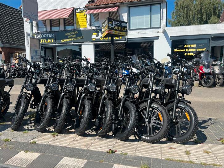 Fatbike ACTIE ouxi V8/C80/V20/Mini, Fietsen en Brommers, Elektrische fietsen, Nieuw, Overige merken, 50 km per accu of meer, Ophalen of Verzenden