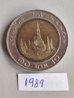 Thailand 10 bath 1989, Ophalen of Verzenden, Zuid-Azië, Losse munt
