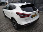 Nissan Qashqai 1.2 Tekna 1e Eig / PANO / NAV / PDC 2x / Stoe, Voorwielaandrijving, Gebruikt, 4 cilinders, Wit