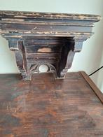 Antieke Houten Console/Muurplateau, Ophalen of Verzenden