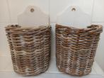 2 mooie wandhangers rotan, Huis en Inrichting, Woonaccessoires | Wanddecoraties, Ophalen of Verzenden, Gebruikt
