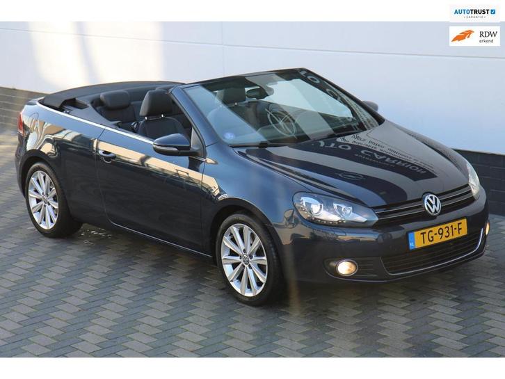 Volkswagen Golf Cabriolet 1.4 TSI 160PK DSG Leder Navi !, Auto's, Volkswagen, Bedrijf, Te koop, Golf, ABS, Airbags, Airconditioning
