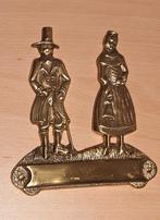 Brocant chique massieve naamplaat messing/koper., Antiek en Kunst, Ophalen of Verzenden, Koper