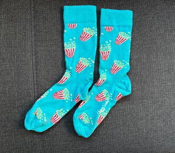 Sokken Happy Socks turquoise popcorn maat 35-38 beschikbaar voor biedingen