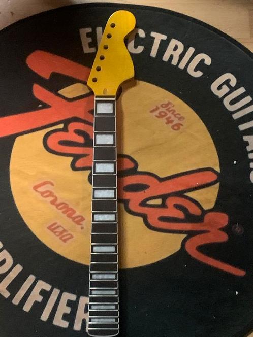 Jaguar Hals” Block inlay/bound neck/high gloss” 22 frets, Muziek en Instrumenten, Instrumenten | Onderdelen, Nieuw, Elektrische gitaar