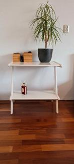 Vintage bijzettafel, Huis en Inrichting, Tafels | Bijzettafels, Ophalen, Minder dan 55 cm, Gebruikt, Rond
