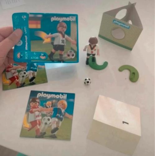 Playmobil voetbal Duitsland, Kinderen en Baby's, Speelgoed | Actiefiguren, Zo goed als nieuw, Verzenden