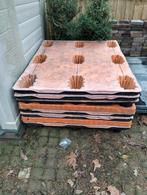 Vlonders te gebruiken als vloer in voortent/luifel, Tuin en Terras, Terrasdelen en Vlonders, Ophalen, Gebruikt, Hout