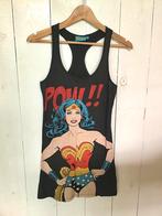 Retro Wonder Woman lang hemd / mouwloos shirt maat 10 = 140, Nieuw, Ophalen of Verzenden, Wonderwoman