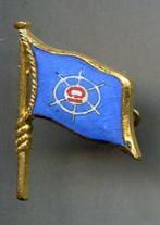 vlag Rederij email op koper broche ( W_152 ), Verzamelen, Speldjes, Pins en Buttons, Verzenden, Nieuw, Transport, Speldje of Pin