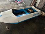 Aluminium platbodem visboot/tourboot., Aluminium, Ophalen of Verzenden, Zo goed als nieuw, Benzine