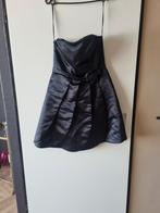 Cocktailjurk strapless met baleinen niet gedragen mt 38, Maat 38/40 (M), Verzenden, Zwart, Nieuw