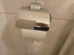 Wc rol houder rvs, Doe-het-zelf en Verbouw, Sanitair, Ophalen, Gebruikt, Rvs, Toilet