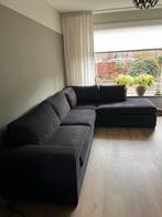 Zwart/grijze hoekbank, Huis en Inrichting, Gebruikt, Minder dan 75 cm, Hoekbank, Ophalen of Verzenden