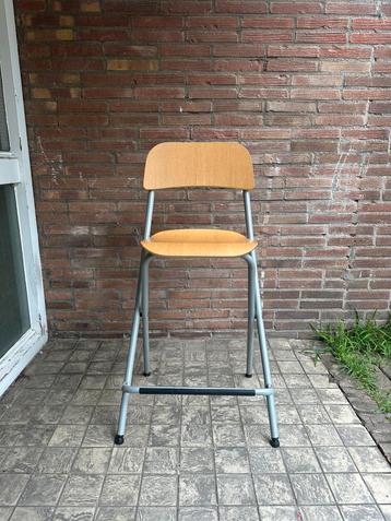 IKEA lichtbruine/bruine Franklin opvouwbare barkruk beschikbaar voor biedingen