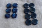 Vintage knoopjes d. blauw, Ophalen of Verzenden, Nieuw, Knoop of Knopen