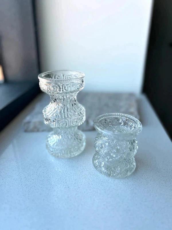Two Collectable Vintage Oberglas Vases, Huis en Inrichting, Woonaccessoires | Vazen, Zo goed als nieuw, Minder dan 50 cm, Glas