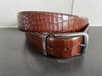 Handpainted riem taillemaat 115 centimeter nieuw, Bruin, Echt leder, Echt leer, Handpainted