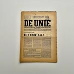 Krant De Unie, nr. 14 uit 1940, Ophalen of Verzenden, Overige soorten, Nederland, Boek of Tijdschrift