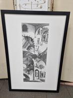 M.C Escher boven en onder, Ophalen of Verzenden, 75 cm of meer, 50 tot 75 cm, Print