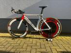 querciotti Lunar TT maat 54, Fietsen en Brommers, Fietsen | Racefietsen, Carbon, Zo goed als nieuw, 53 tot 57 cm, Ophalen