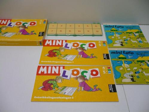 Mini loco kleuterpakket met basisdoos en  4 boekjes 4 - 6 jr, Kinderen en Baby's, Speelgoed | Educatief en Creatief, Gebruikt