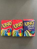 UNO Kaartspellen - 3 Pakjes, Een of twee spelers, Ophalen of Verzenden, Zo goed als nieuw