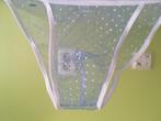 Heren tanga | Transparant | Lichtblauw | S/M | Nieuw, Kleding | Heren, Ondergoed, Verzenden, Blauw, Flowerboom, Slip