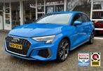 Audi A3 Sportback 40 TFSI e S-Line Led, Climat, Camera, LM.., Auto's, Gebruikt, 4 cilinders, Blauw, Plug-in hybride