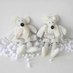 Kerstmuis koppel wit, Diversen, Kerst, Ophalen of Verzenden, Nieuw