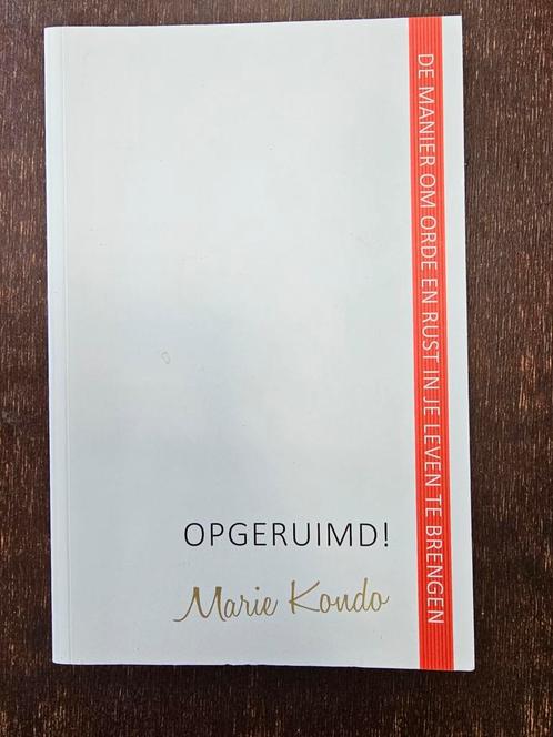 Opgeruimd! - Marie Kondo - de manier om orde en rust in je l, Boeken, Esoterie en Spiritualiteit, Zo goed als nieuw, Instructieboek