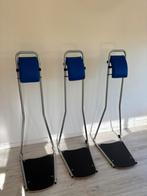 Verstelbare stastoelen / stahulp - Stand4Work, Ophalen, Blauw, Zo goed als nieuw, Bureaukruk