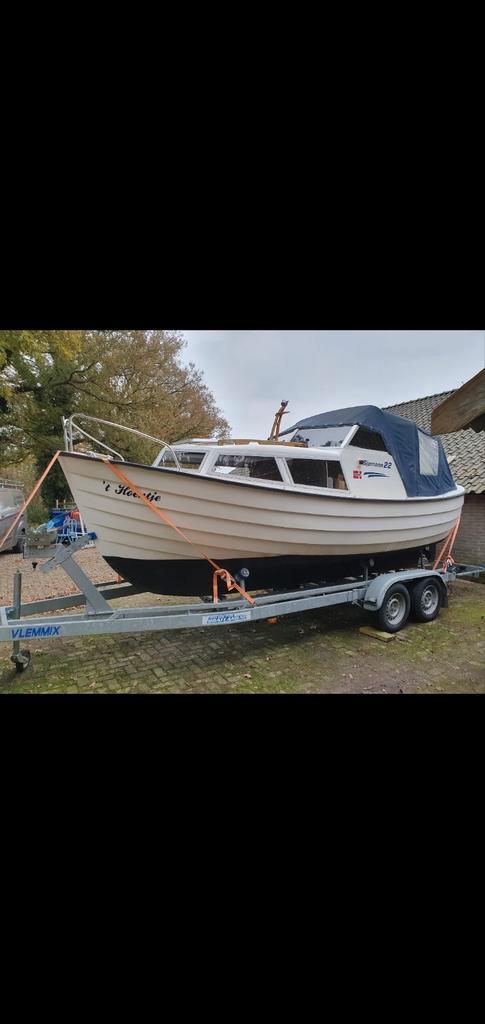 Sjomann 23 spitsgatter inclusief trailer, Watersport en Boten, Bootonderdelen, Zo goed als nieuw, Ophalen