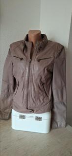 Heel mooi leren jasje van Oakwood. Maat 38. Leverkleur, Kleding | Dames, Maat 38/40 (M), Beige, Ophalen of Verzenden, Zo goed als nieuw