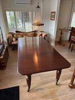 Grote antieke mahonie eetkamertafel, Ophalen of Verzenden