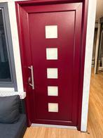 Showroommodel Voordeur - Rood/Wit - 1000x2125mm, Doe-het-zelf en Verbouw, Deuren en Horren, Ophalen, Kunststof, 80 tot 100 cm