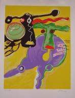 Peter Diem - "Cosmic Cow Yellow", Antiek en Kunst, Kunst | Litho's en Zeefdrukken, Ophalen of Verzenden