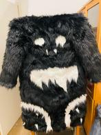 Namaak bont jas carnaval burning man, Kleding | Heren, Jassen | Winter, Ophalen, Zo goed als nieuw, Overige maten, Zwart