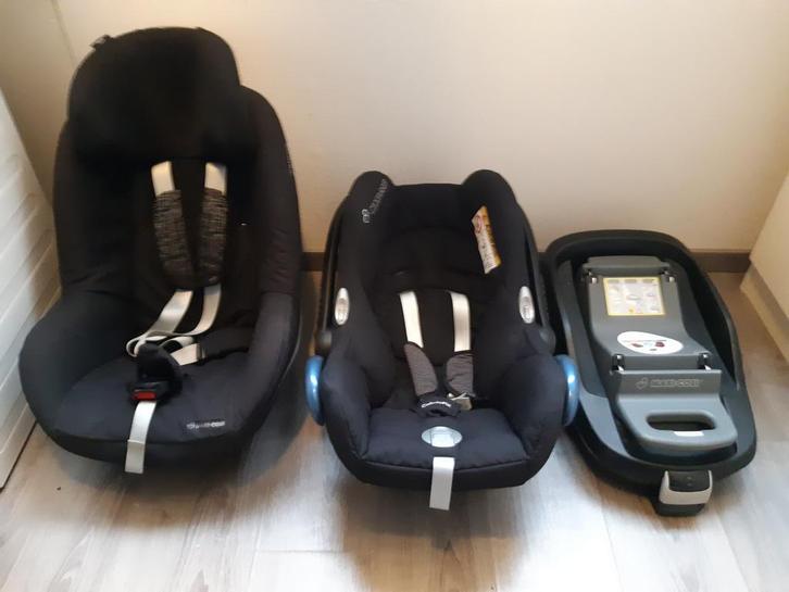 Maxi cosi auto stoel set, Kinderen en Baby's, Autostoeltjes, Gebruikt, Maxi-Cosi, 0 t/m 13 kg, Isofix, Slaapstand, Ophalen